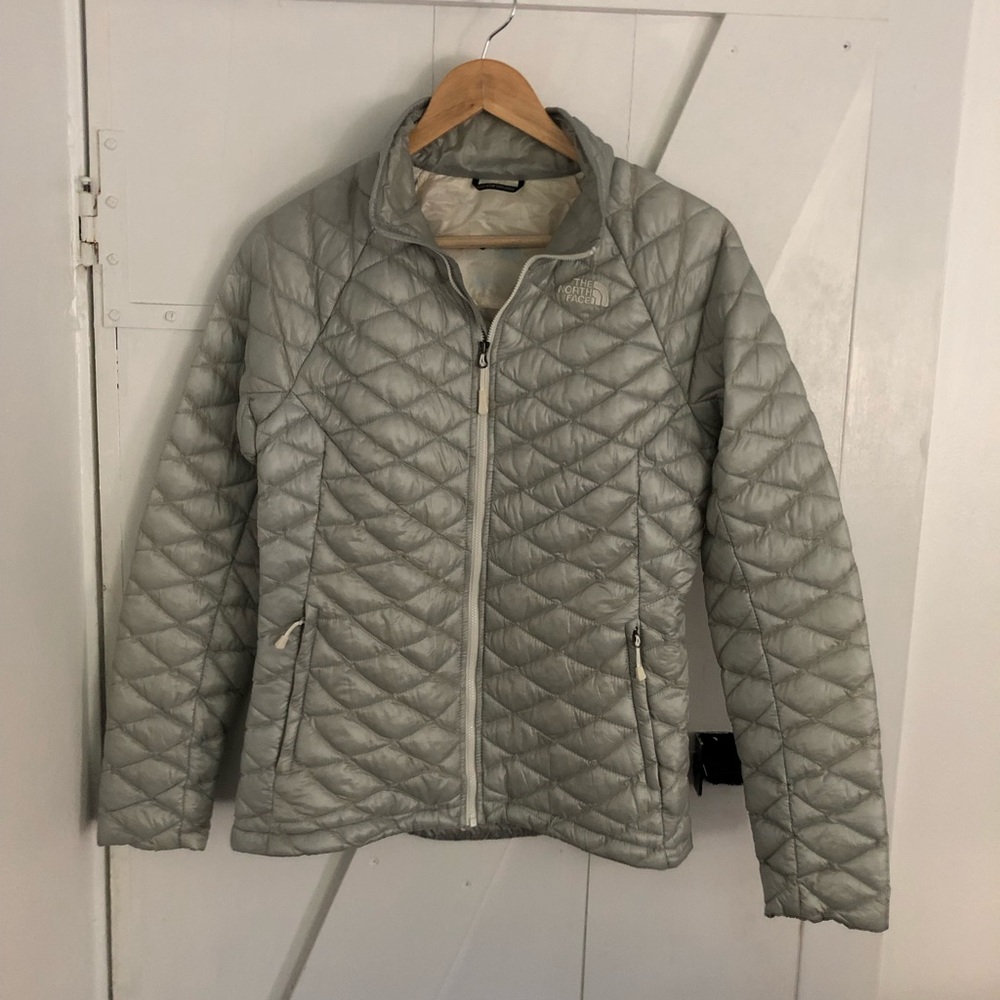 THE NORTH FACE women’s down jacket, silver, S